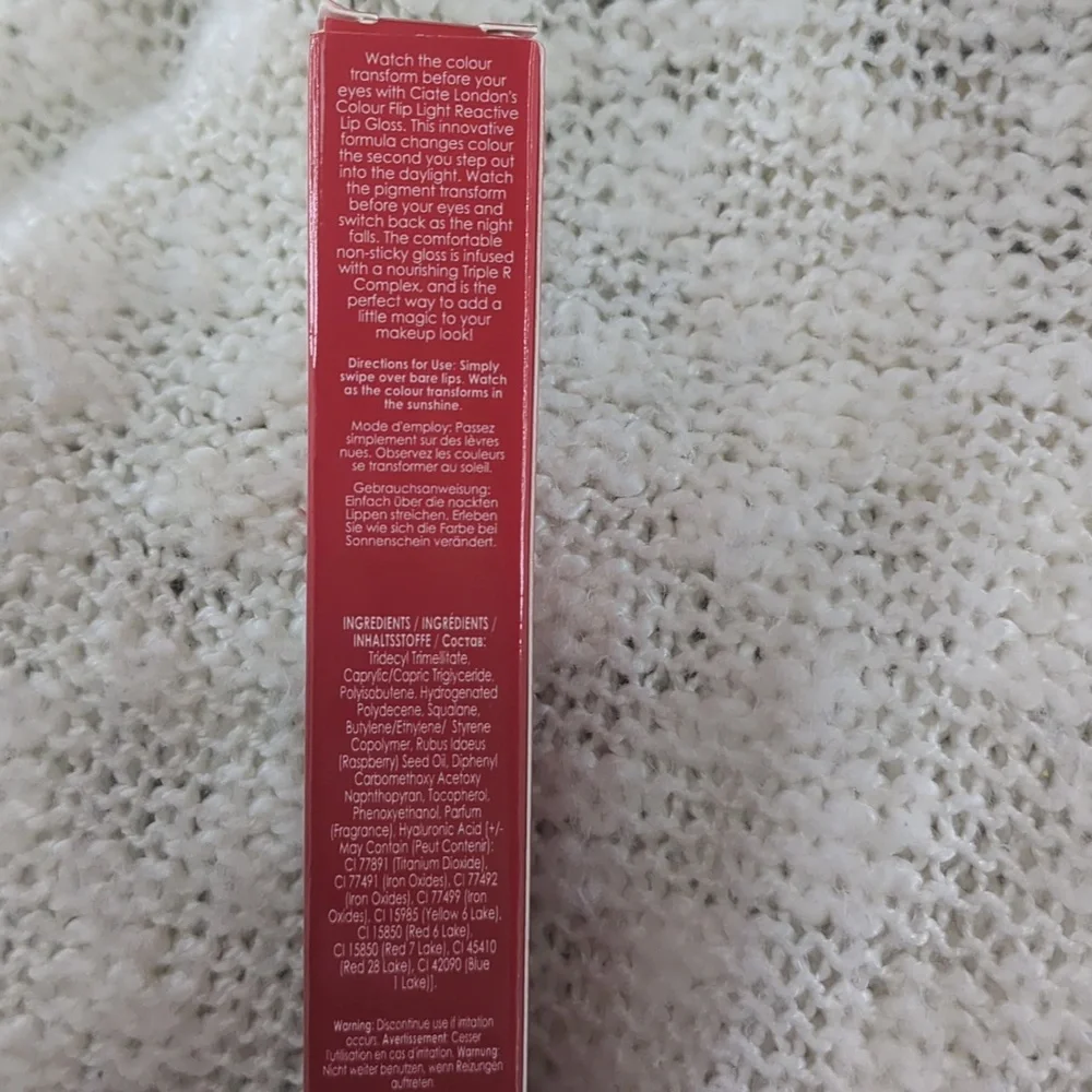 Ciaté London Colour Flip Colour-Changing Gloss in Flame, 3.2ml/0.10fl oz
